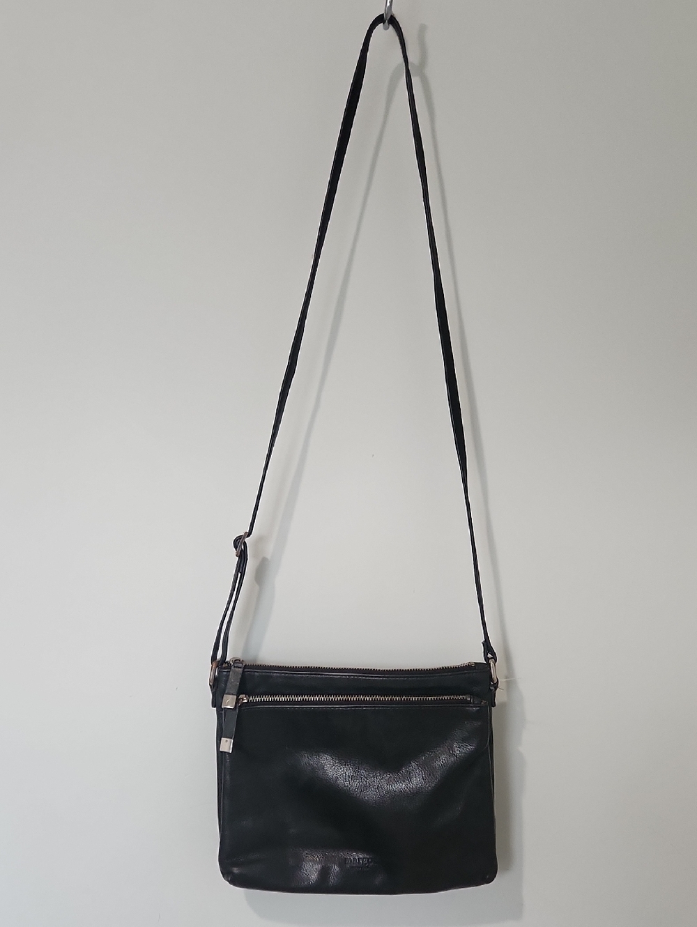 Margot Cross Body Black Leather Bag